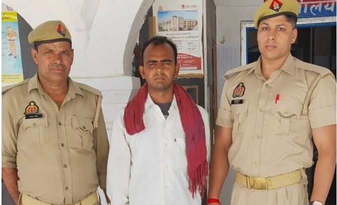 Raped a girl by entering the house